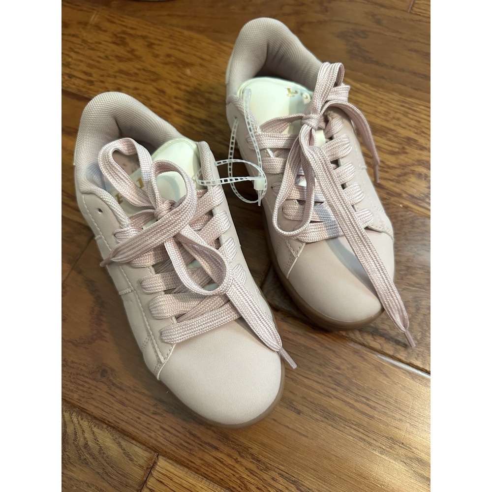 Polo Ralph Lauren Knollan Pink Chunky Skate Sneakers Size Youth 4 US 4